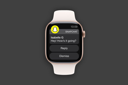 Το Snapchat παρουσιάζει την εφαρμογή του για το Apple Watch παγκοσμίως